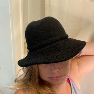 VTG1960’s Needle point by everitt Womens black hat